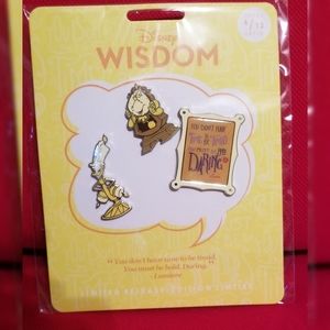 Lumiere Pin Set Disney Wisdom Collection June LE